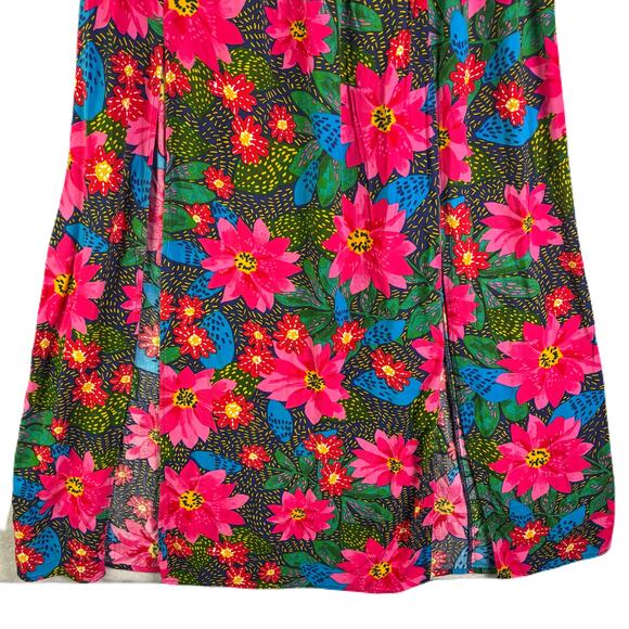 PATRONS OF PEACE Floral Print Maxi Skirt Womens Size L - Picture 3 of 9